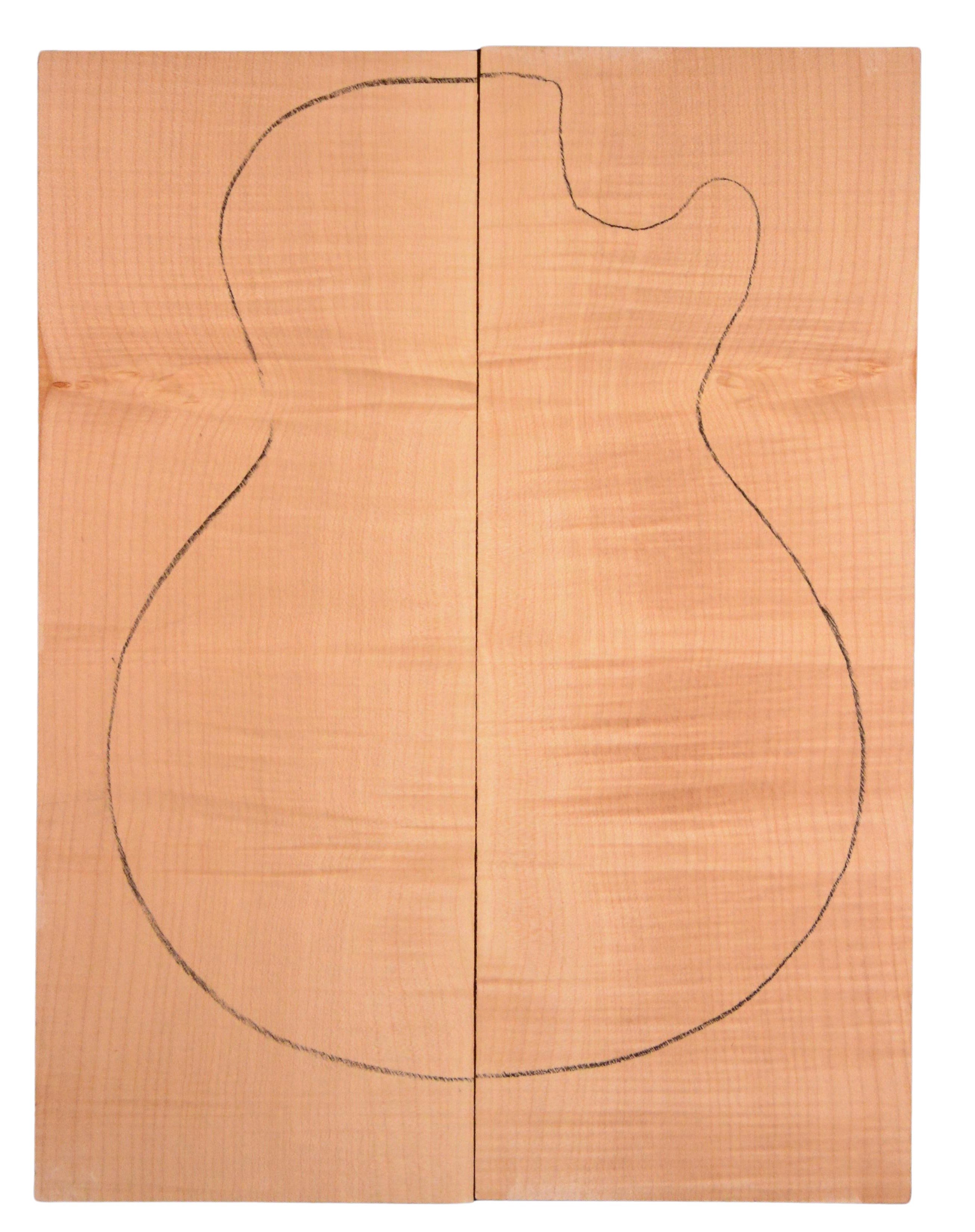 Maple (Big Leaf) GuitarSolidBodyTopATC L20199.G.047