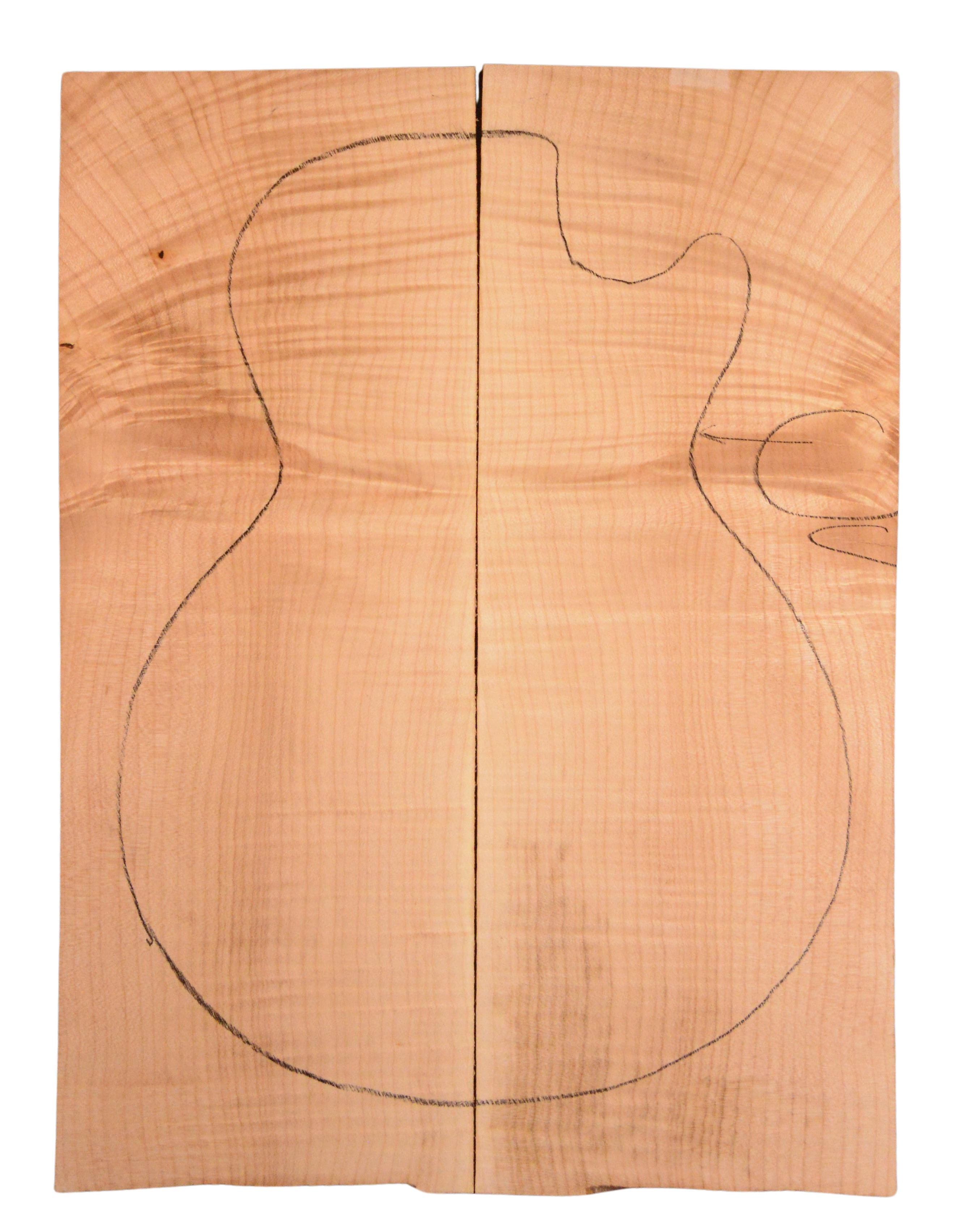 Maple (Big Leaf) GuitarSolidBodyTopATC L20199.G.048