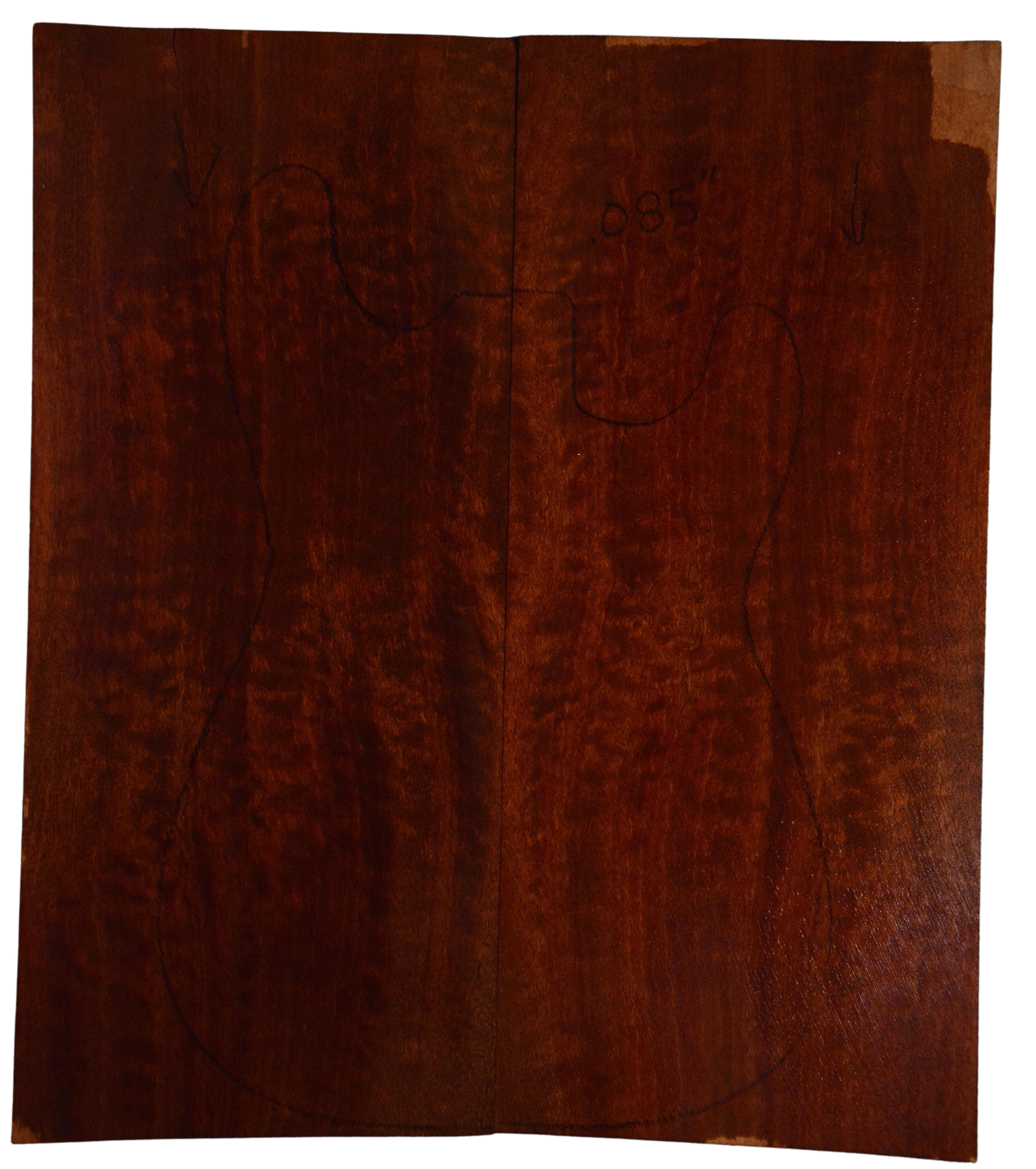 Sapele GuitarSolidBodyTopATC L20965.G.003