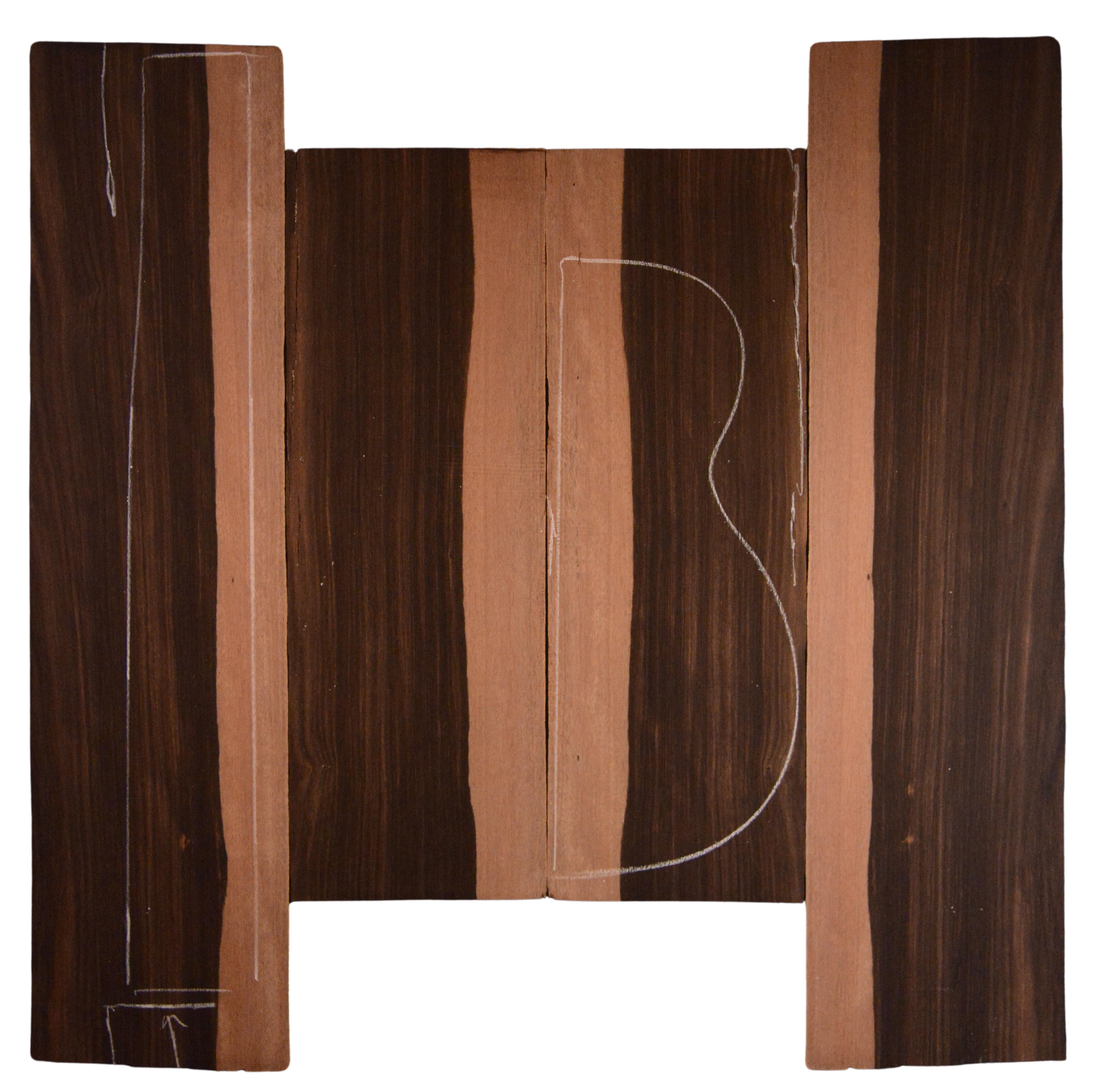 Ebony (Macassar) GuitarSet4pcATC L20967.G.005
