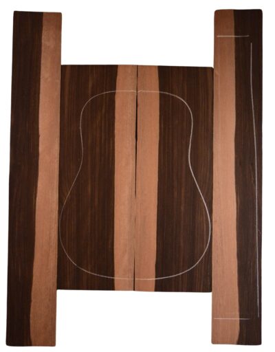 Ebony (Macassar) GuitarSet4pcATC L20967.G.007