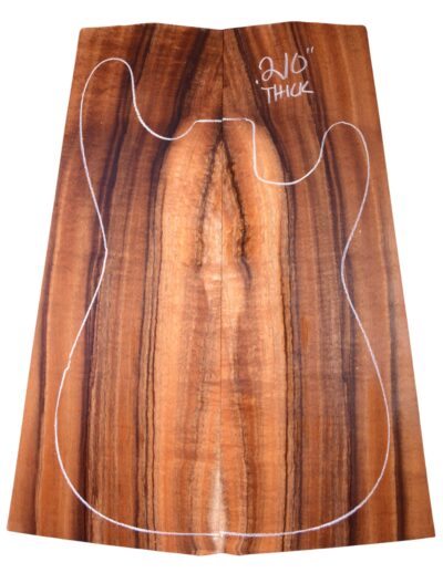 Koa GuitarSolidBodyTopATC L20998.G.039