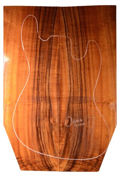 Koa GuitarSolidBodyTopATC L20998.G.065