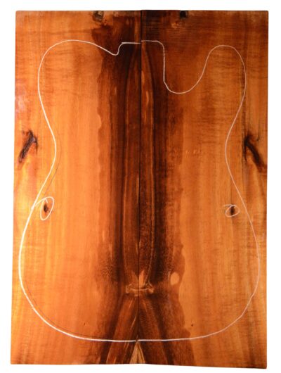 Koa GuitarSolidBodyTopATC L20998.G.076