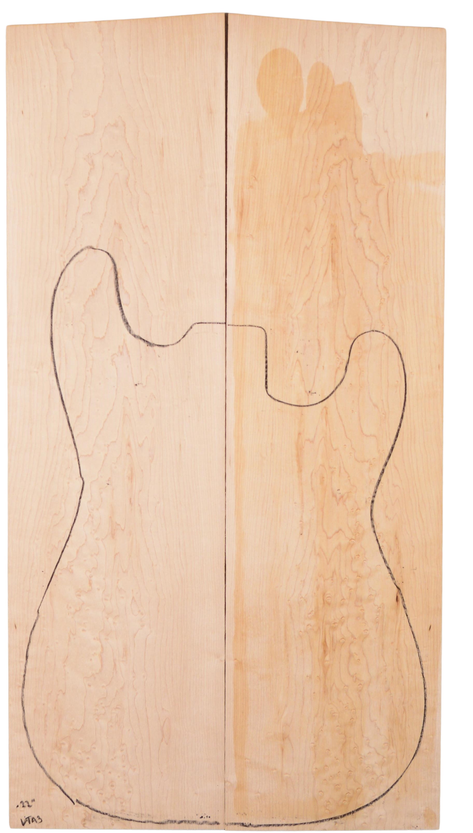 Maple (Hard) GuitarSolidBodyTopATC L22997.G.002
