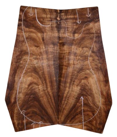 Koa GuitarSolidBodyTopATC L23996.G.012