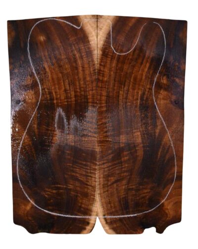 Koa GuitarSolidBodyTopATC L23996.G.018