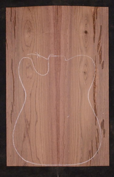 Rosewood (Nicaraguan) GuitarSolidBodyTopATC L23997.G.009