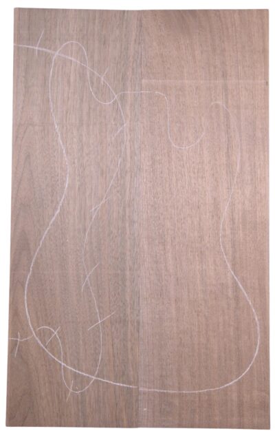 Walnut (Black) GuitarSolidBodyBilletATC L26241.G.008