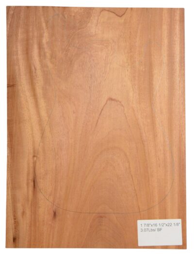 Mahogany (African) GuitarSolidBodyBilletATC L26336.G.015