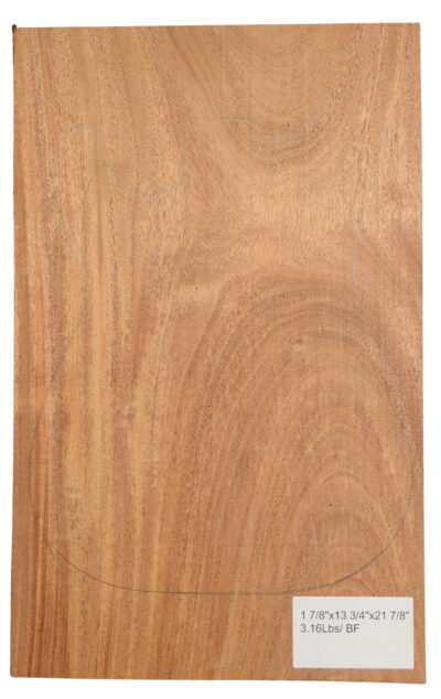 Mahogany (African) GuitarSolidBodyBilletATC L26336.G.019