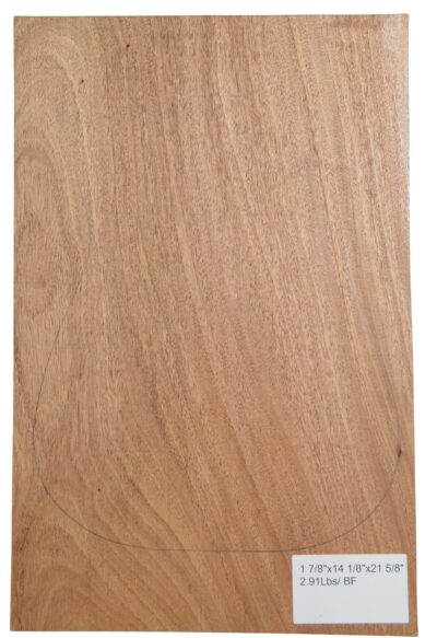 Mahogany (African) GuitarSolidBodyBilletATC L26336.G.033