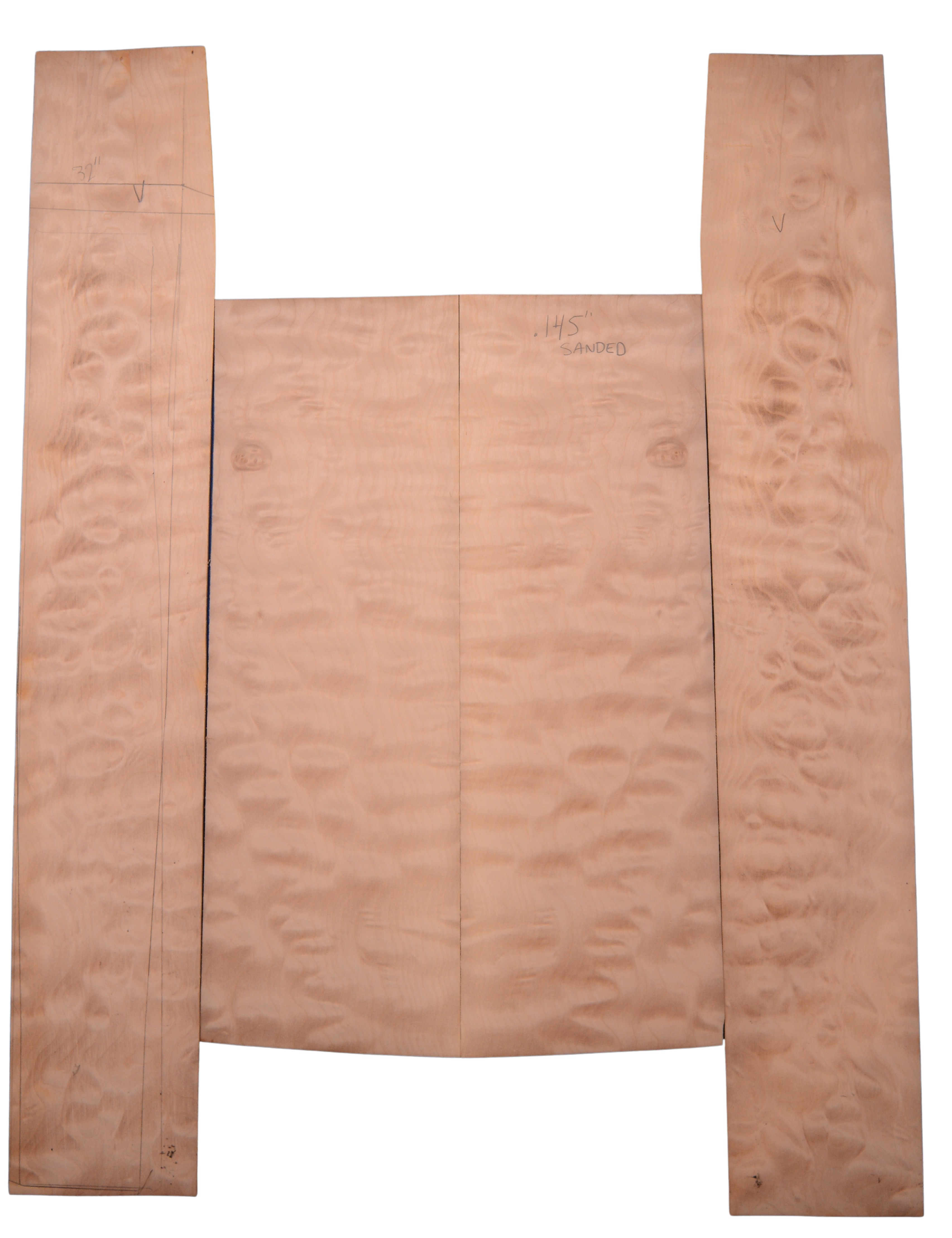 Maple (Bigleaf Quilt) - Guitar Only GuitarSet4pcATC L26576.G.001