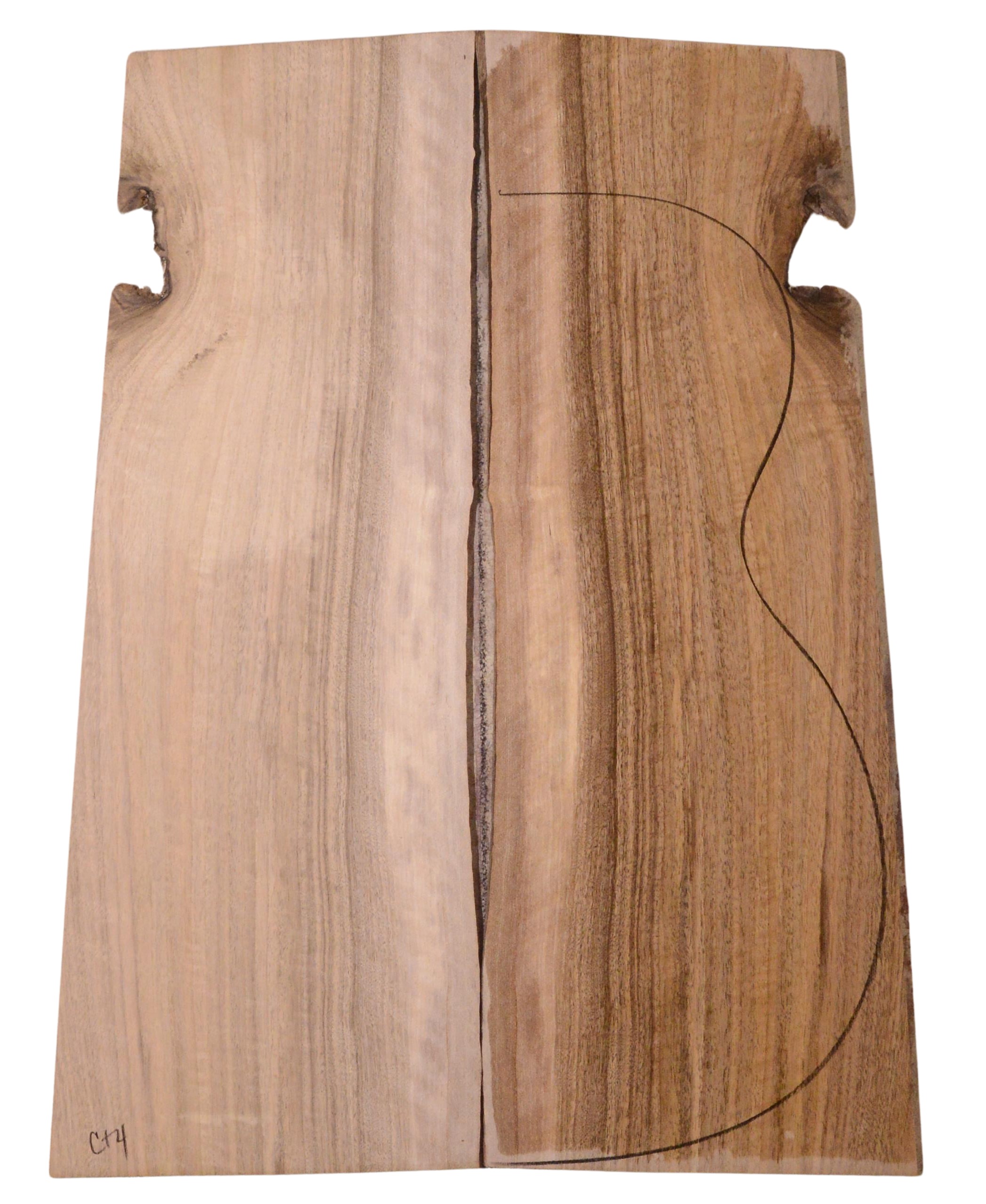 Walnut (English) GuitarBack2pcATC L3981-90.G.034