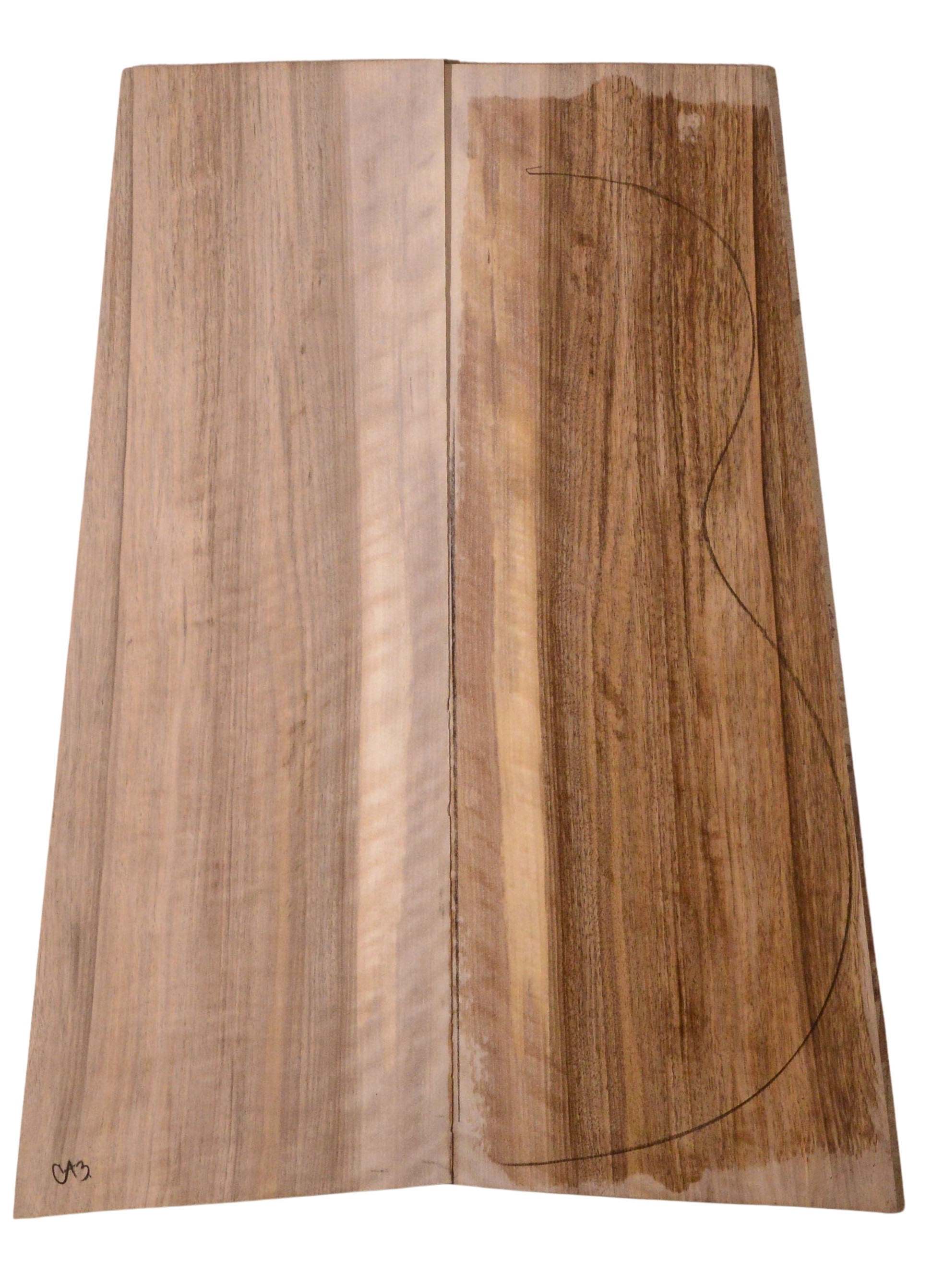 Walnut (English) GuitarBack2pcATC L3981-90.G.047
