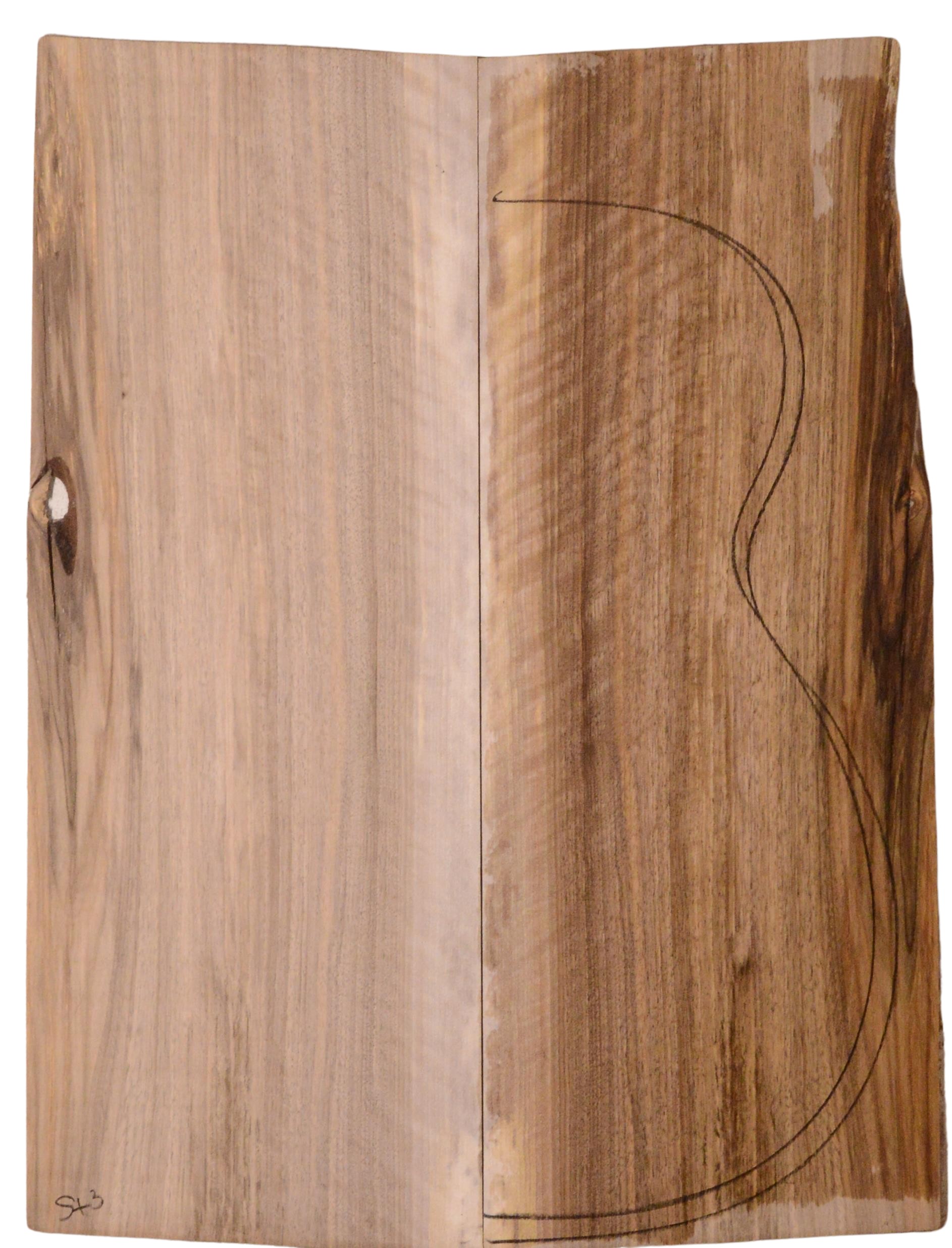 Walnut (English) GuitarBack2pcATC L3981-90.G.061