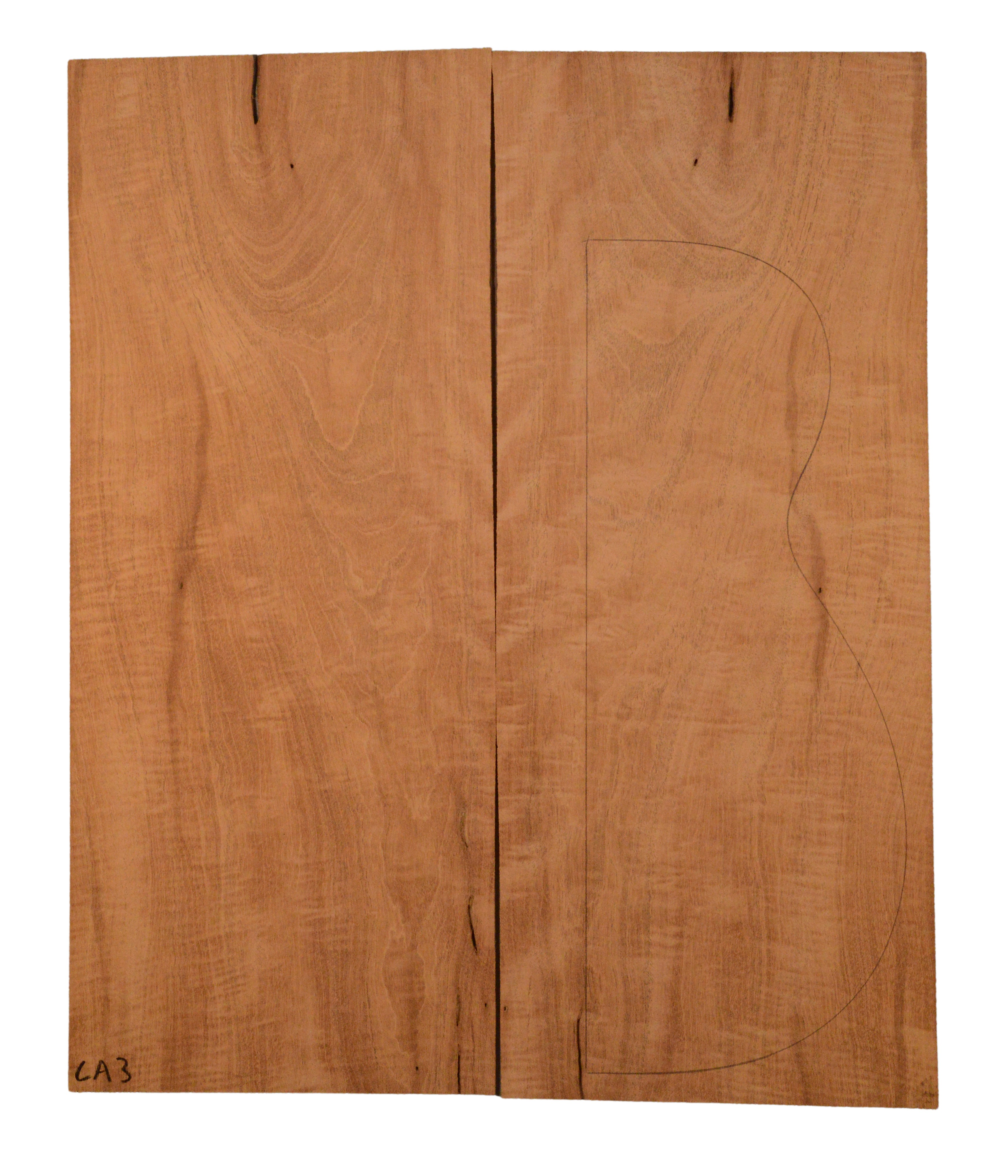 Mahogany (Genuine) GuitarBack2pcATC L437.GMAH4.098