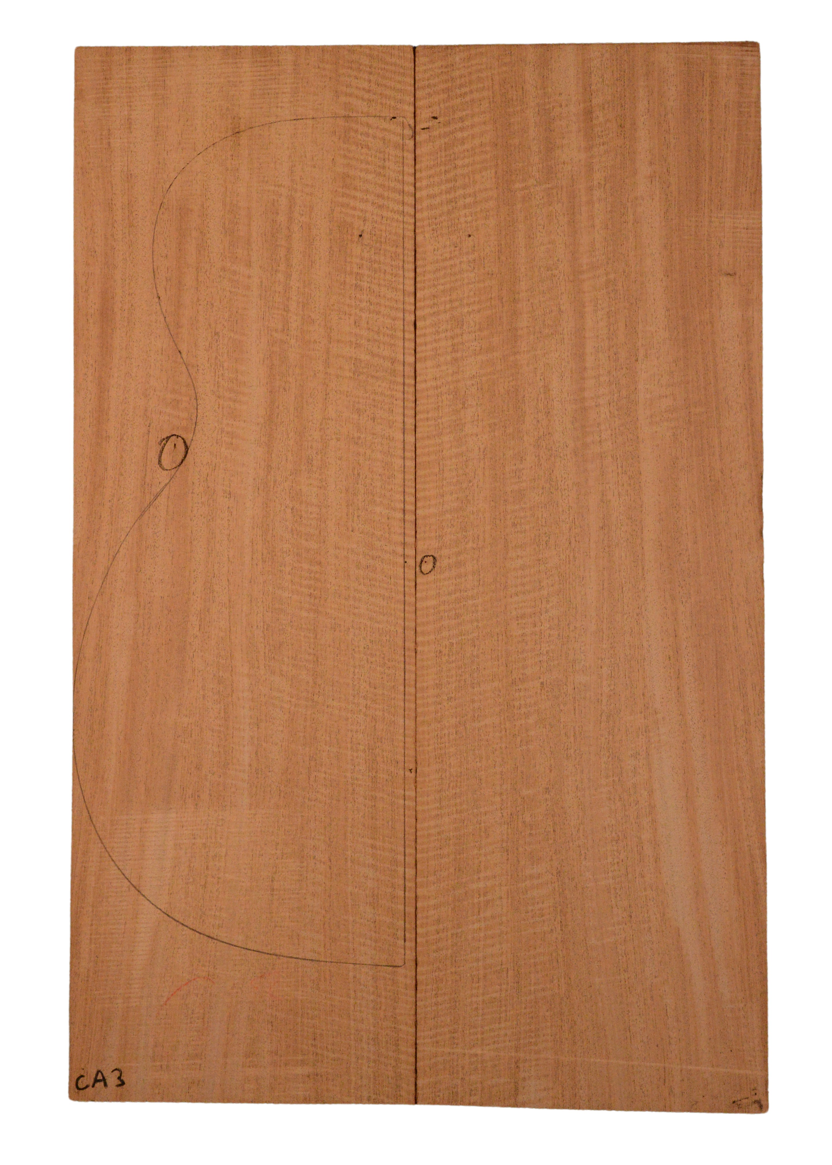 Mahogany (Genuine) GuitarBack2pcATC L437.GMAH4.103