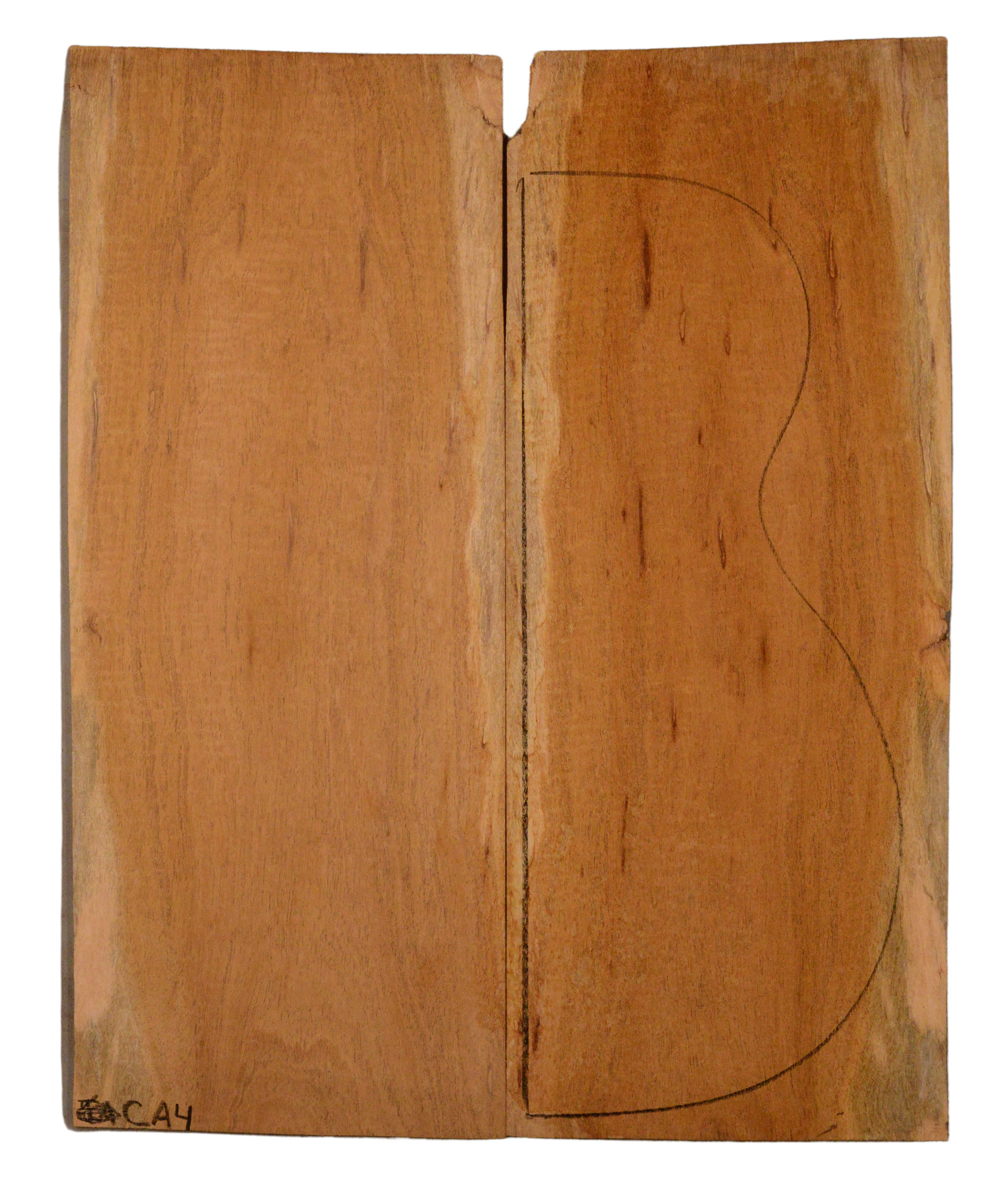Mahogany (Genuine) GuitarBack2pcATC L437.GMAH4.154