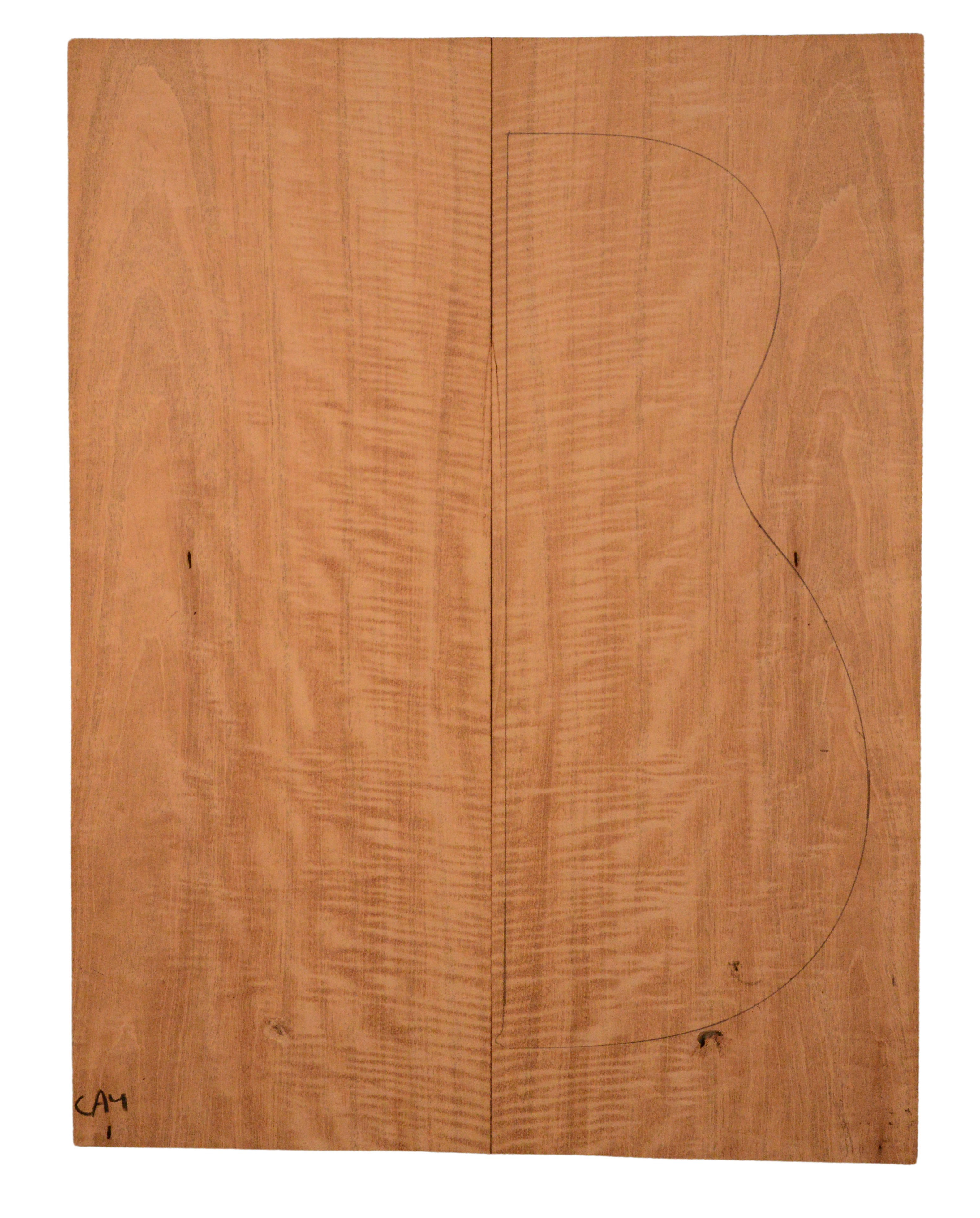 Mahogany (Genuine) GuitarBack2pcATC L437.GMAH4.156