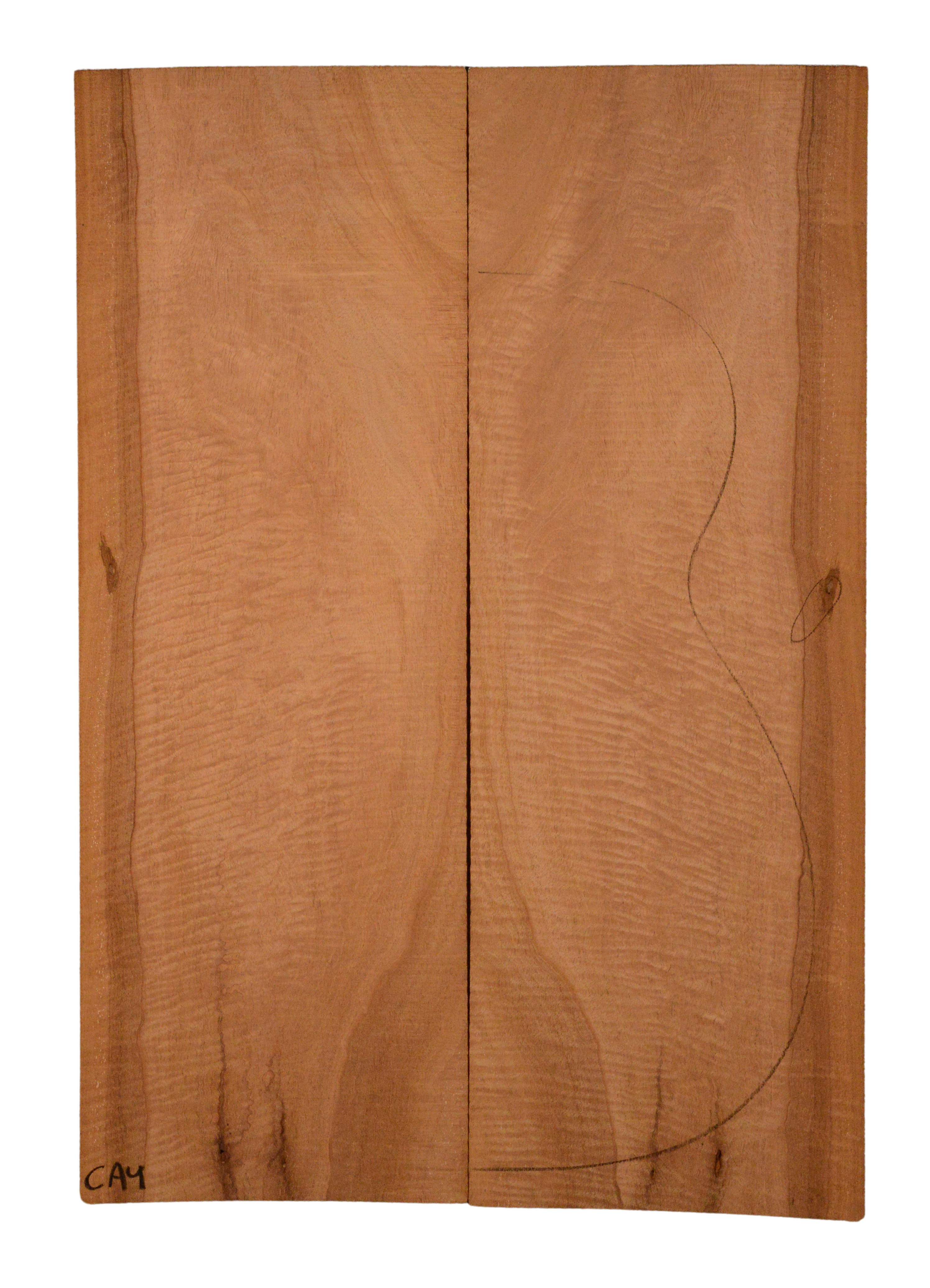 Mahogany (Genuine) GuitarBack2pcATC L437.GMAH4.157