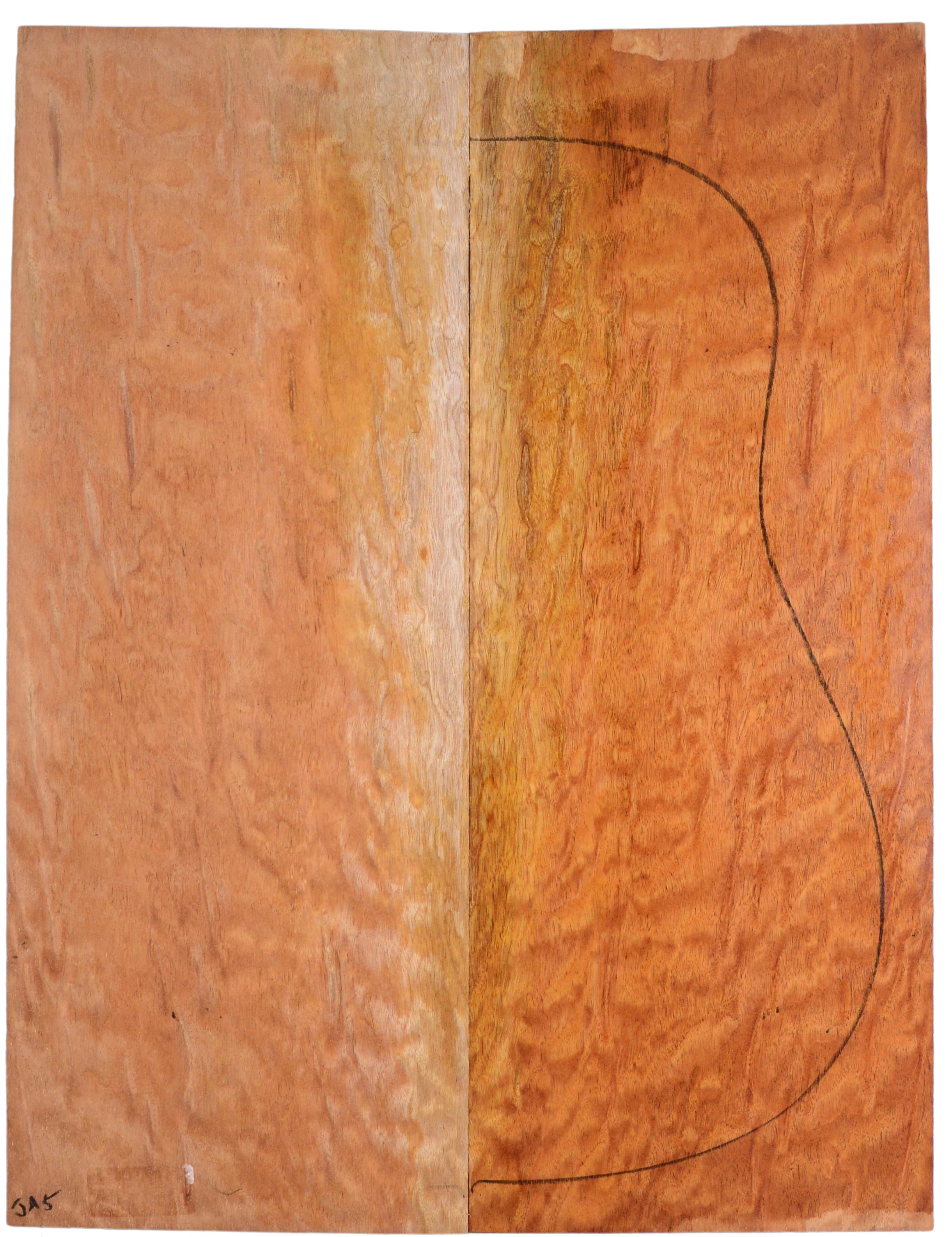 Mahogany (Genuine) GuitarBack2pcATC L438.GMAH1.211