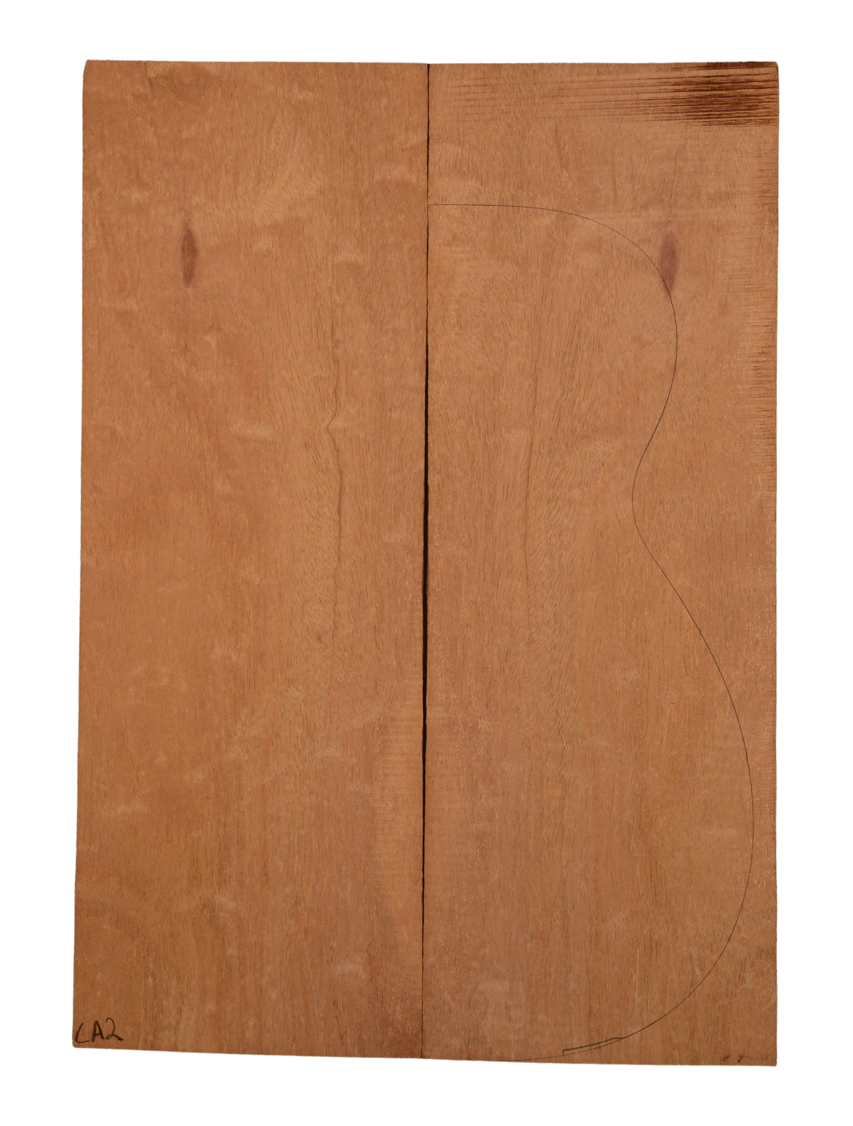 Mahogany (Genuine) GuitarBack2pcATC L438.GMAH3.401
