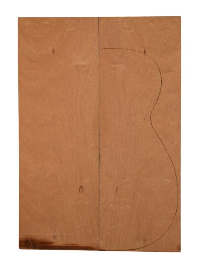 Mahogany (Genuine) GuitarBack2pcATC L438.GMAH3.485