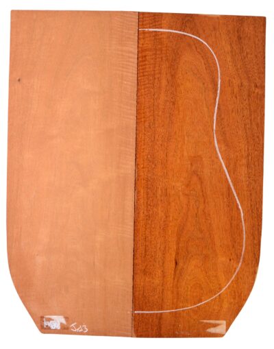 Mahogany (Genuine) GuitarBack2pcATC L438.GMAH3.573