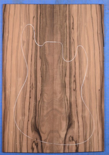 Ebony (Macassar) GuitarSolidBodyTopATC M1713.G.005