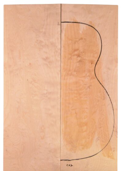 Maple (Soft) GuitarBack2pcATC M2840.G.006