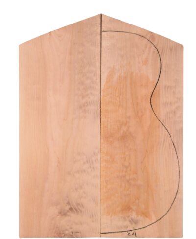 Maple (Soft) GuitarBack2pcATC M2840.G.009
