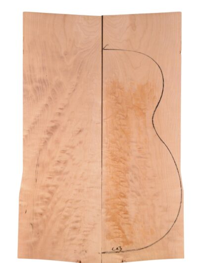 Maple (Soft) GuitarBack2pcATC M2840.G.013
