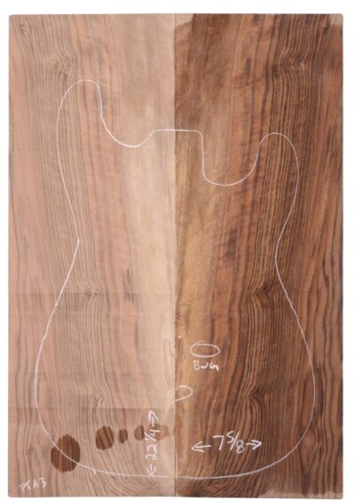 Walnut (Bastogne) GuitarSolidBodyTopATC M3317.G.006