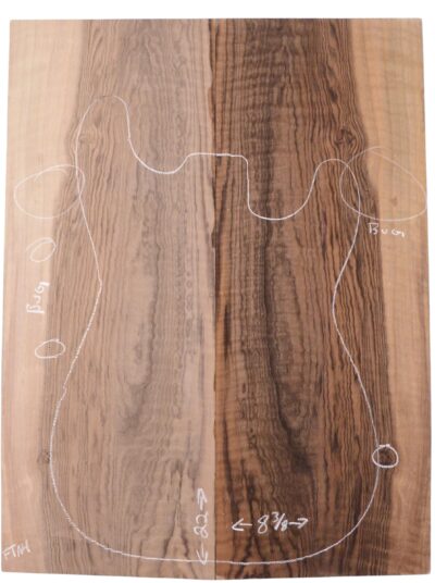 Walnut (Bastogne) GuitarSolidBodyTopATC M3317.G.008