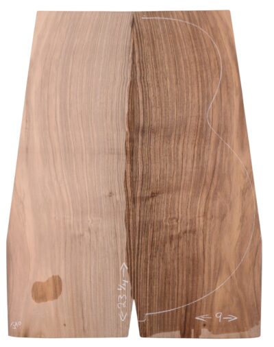 Walnut (Bastogne) GuitarBack2pcATC M3317.G.039