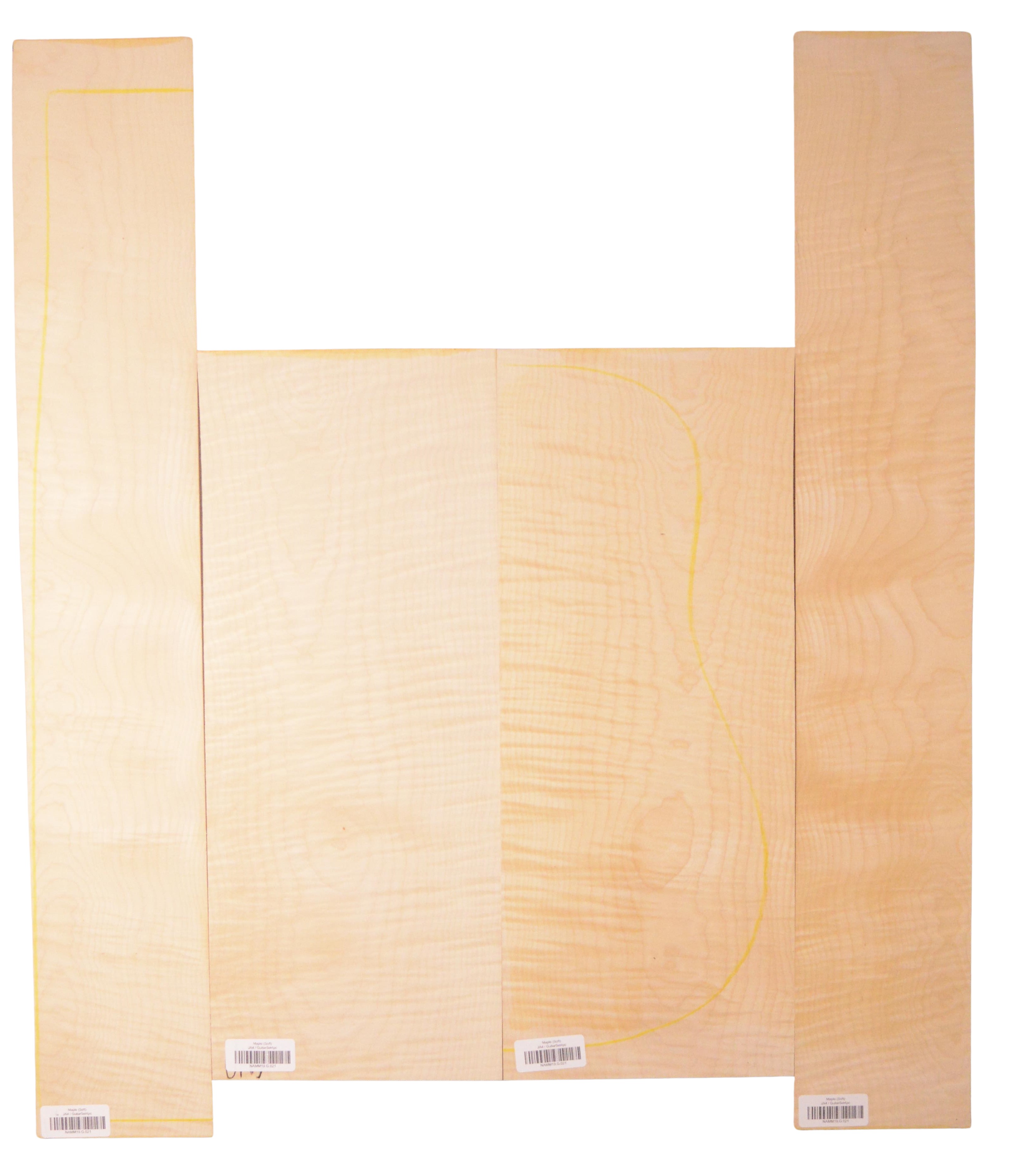 Maple (Soft) GuitarSet4pcATC NAMM19.G.021