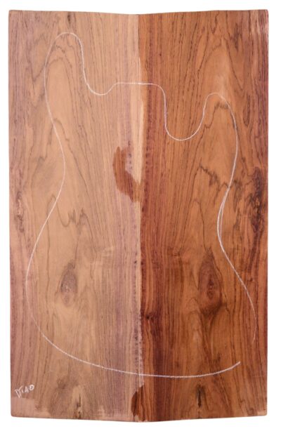 Rosewood (Nicaraguan) GuitarSolidBodyTopATC NRWSB.G.015