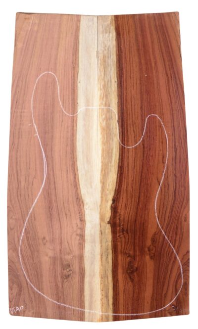 Rosewood (Nicaraguan) GuitarSolidBodyTopATC NRWSB.G.019