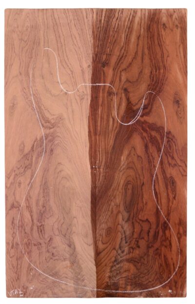 Rosewood (Nicaraguan) GuitarSolidBodyTopATC NRWSB.G.034