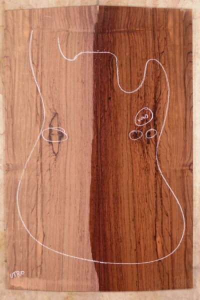Rosewood (Nicaraguan) GuitarSolidBodyTopATC NRWSB.G.051