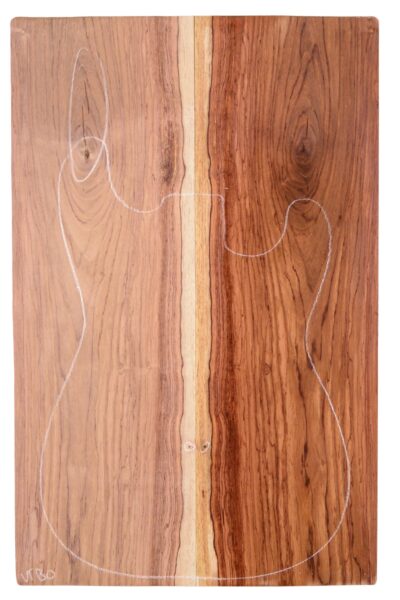 Rosewood (Nicaraguan) GuitarSolidBodyTopATC NRWSB.G.057