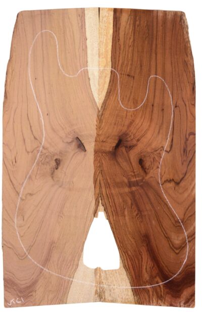 Rosewood (Nicaraguan) GuitarSolidBodyTopATC NRWSB.G.069