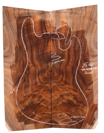 Koa GuitarSolidBodyTopATC RICKTREE.G.028