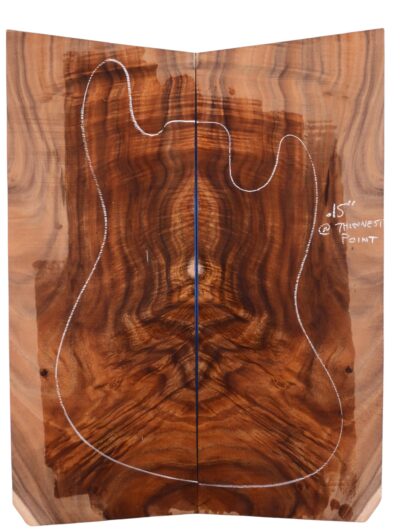 Koa GuitarSolidBodyTopATC RICKTREE.G.030