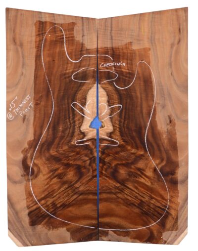 Koa GuitarSolidBodyTopATC RICKTREE.G.032