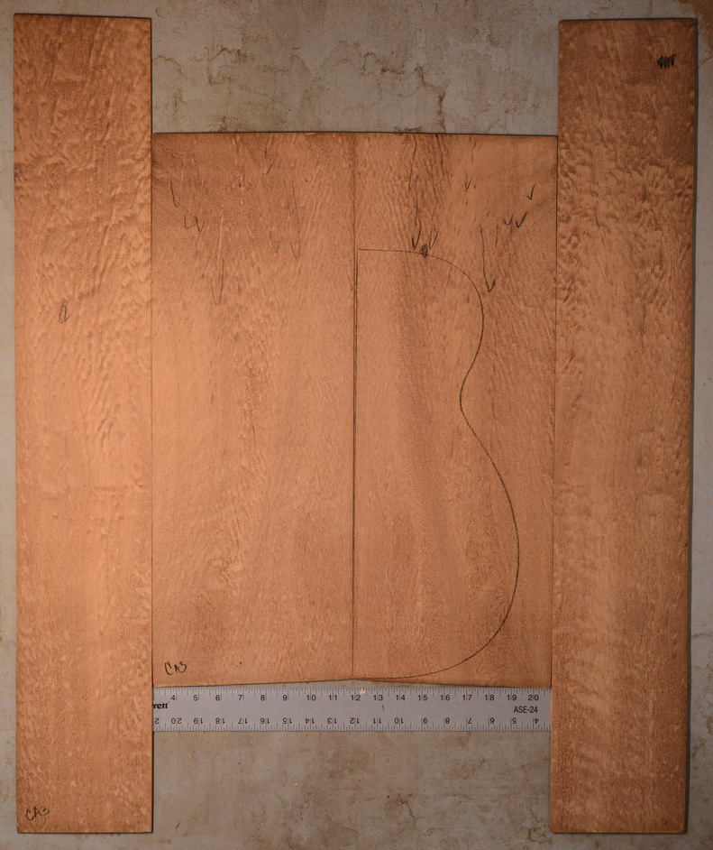 Sapele GuitarSet4pcATC SAPL4.G.020
