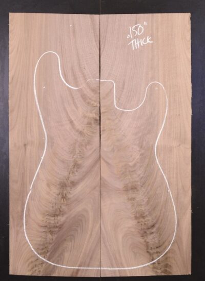 Walnut (Black) GuitarSolidBodyTopATC WALMX.G.011
