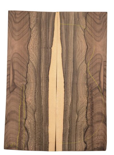 Ziricote GuitarBack2pcATC ZIRSHELF.G.141