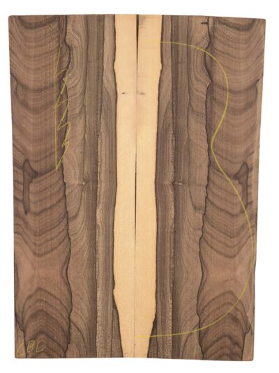 Ziricote GuitarBack2pcATC ZIRSHELF.G.143